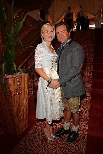 Andrea Klappert-Arland mit Freund Falk Raudies.