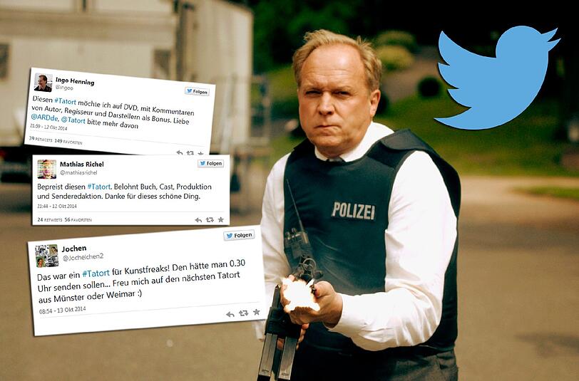 Eigentlich wollte Kommissar Murot nie zur Waffe greifen. In "Im Schweigen geboren" nur einer von wenigen Tatort-Grundsätzen, der gebrochen wurde. Die Twitter-Gemeinde fand's gut.