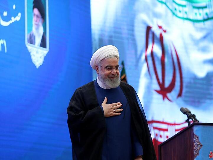 Irans Präsident Hassan Ruhani vergangene Woche bei einer Veranstaltung in Teheran.