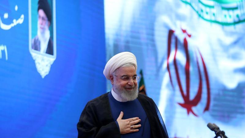 Irans Präsident Hassan Ruhani vergangene Woche bei einer Veranstaltung in Teheran. Irans Präsident Hassan Ruhani vergangene Woche bei einer Veranstaltung in Teheran.
