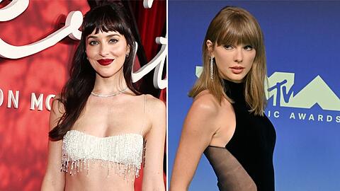 Dakota Johnson (li.) und Taylor Swift sind enge Freundinnen.