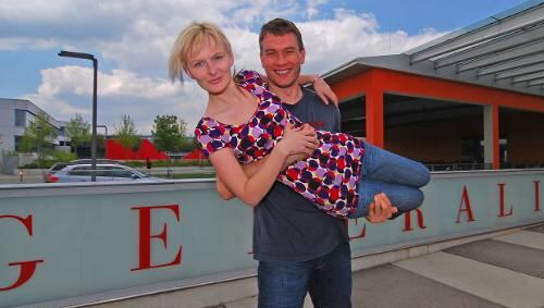 „Irgendwann sind wir abends zusammen weg gegangen. Es es war uns egal, was die Leute sagten“: Generali-Kapitän Marco Liefke und seine Gosia. „Irgendwann sind wir abends zusammen weg gegangen. Es es war uns egal, was die Leute sagten“: Generali-Kapitän Marco Liefke und seine Gosia.