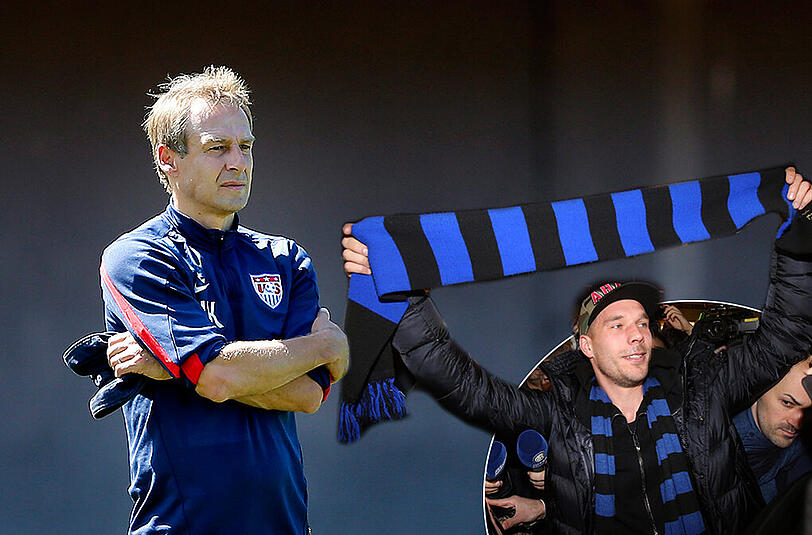 Jürgen Klinsmann glaubt an Lukas Podolski bei Inter Mailand.
