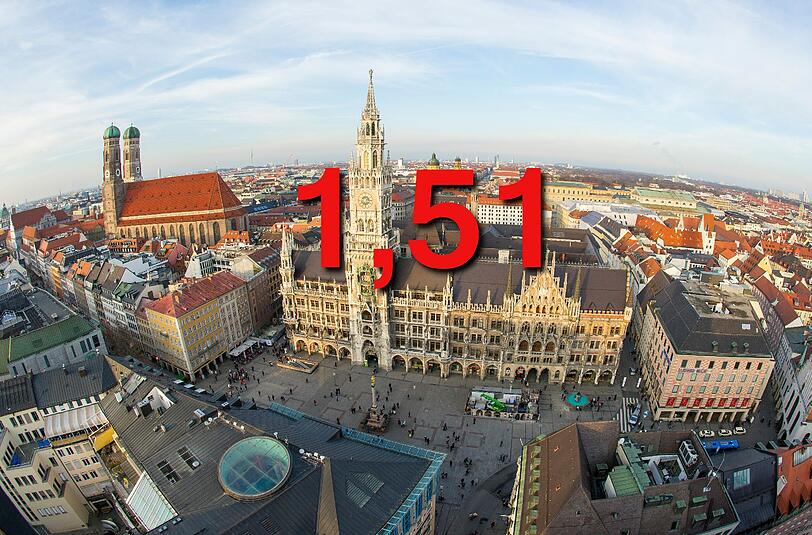 ... Euro kosten 100 Gramm Salami im Stadt-Schnitt.