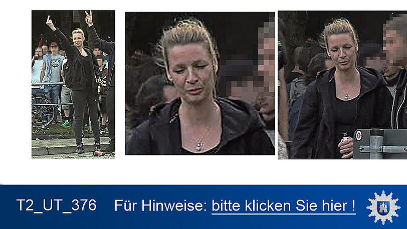 Nach diesen Personen wird öffentlich gefahndet. Die Polizei in Hamburg wird erreicht unter 040/4286-76543.