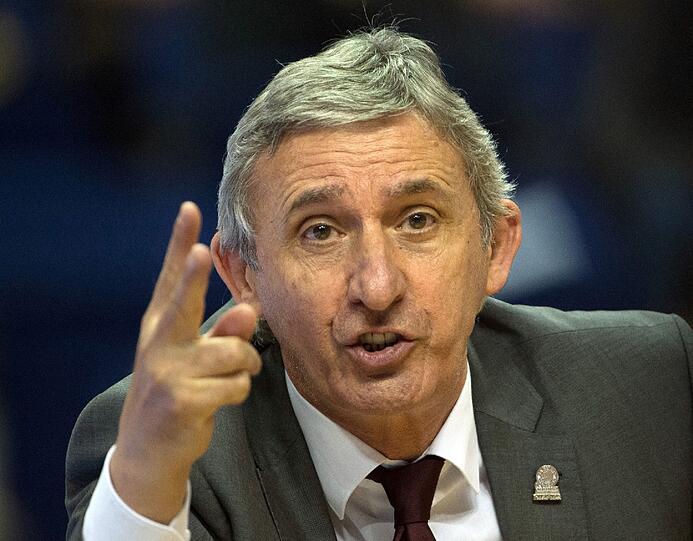 Der Trainer der Basketballer vom FC Bayern, Svetislav Pesic.
