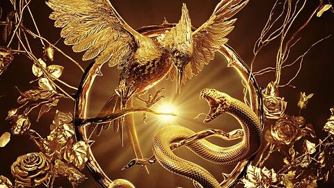 Detail aus dem Teaserplakat zu "Die Tribute von Panem - The Ballad of Songbirds & Snakes".
