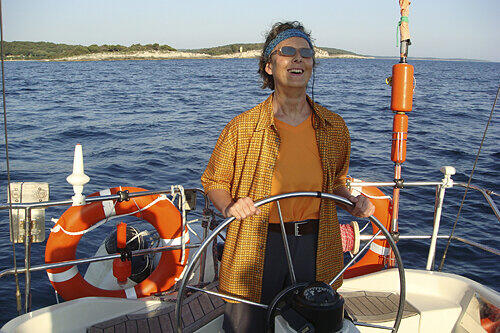 Zum Segeln fehlt ihr heute die Kraft: Susanne Rautenberg ist an ALS erkrankt.