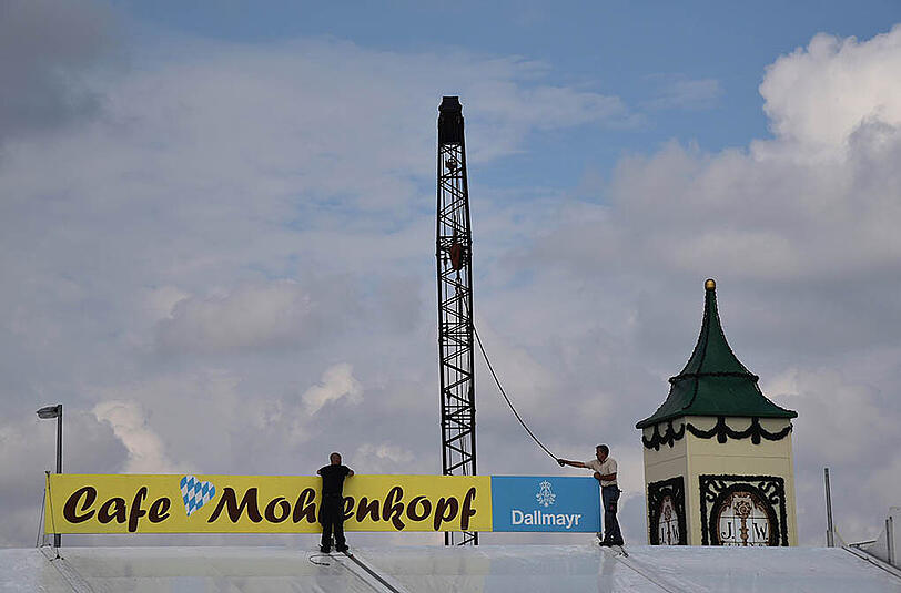 Nichtmal mehr einen Monat warten, dann ist es wieder soweit: Neue Bilder vom Wiesn-Aufbau.