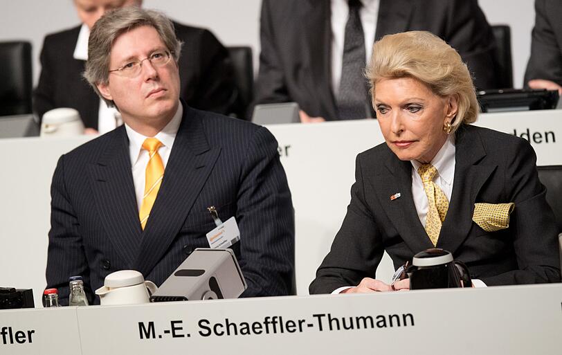 Platz 8: Georg und Maria-Elisabeth Schaeffler. Die Unternehmen (u.a. Schaeffler Technologies und  Continental) besitzen 13,4 Milliarden Euro. Letztes Jahr waren es noch 17 Milliarden.