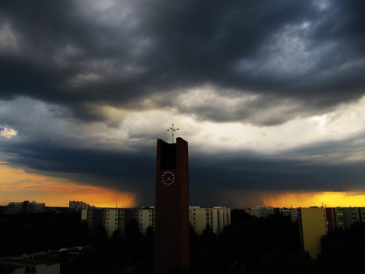 Phänomenal: Der Ausblick in Neuperlach.