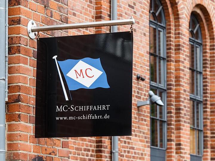 Der Firmensitz der Reederei MC-Schiffahrt in Hamburg.