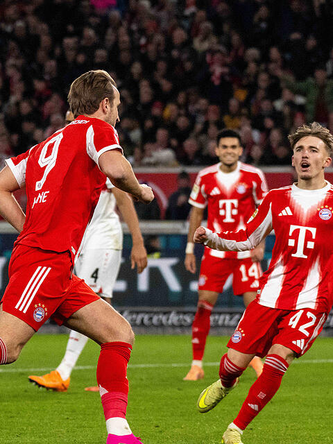 Bayerns Serient&auml;ter als Torsch&uuml;tze und der jugendliche &Uuml;berflieger: Harry Kane und Lennart Karl.