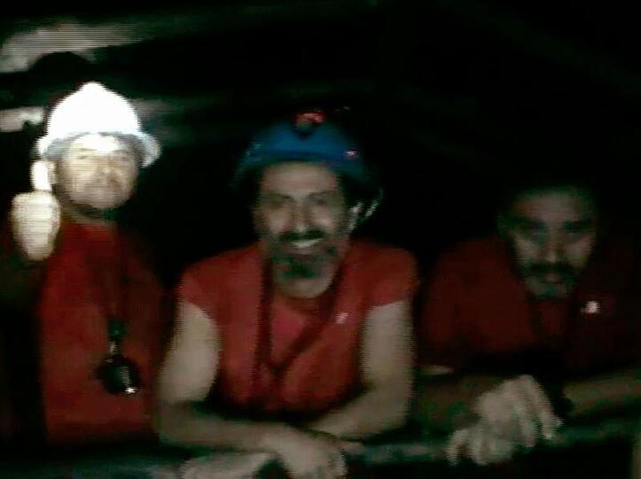 Die verschütteten Bergleute in Chile