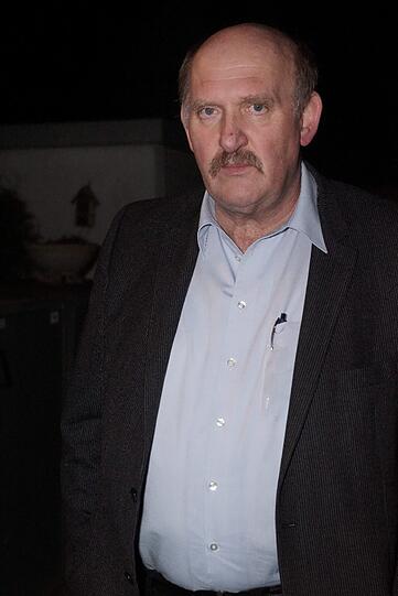 Am Tatort: Richard Thiess, leitet die Mordermittlungen in dem Fall.