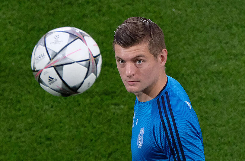 Immer den Ball im Blick: Toni Kroos.