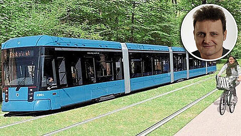 Gegen die Tram durch den E-Garten hegt sich weiter Widerstand.