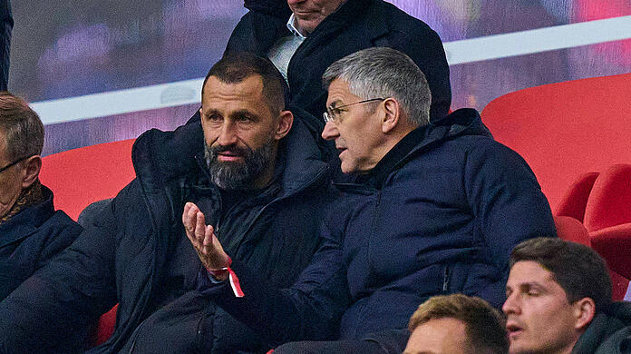 Hasan Salihamidzic und Herbert Hainer arbeiteten beim FC Bayern  bis Mai zusammen.