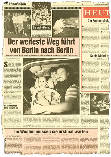 Auch die Abendzeitung berichtet über die Neuankömmlinge &ndash; und erzählt ihre Geschichten.