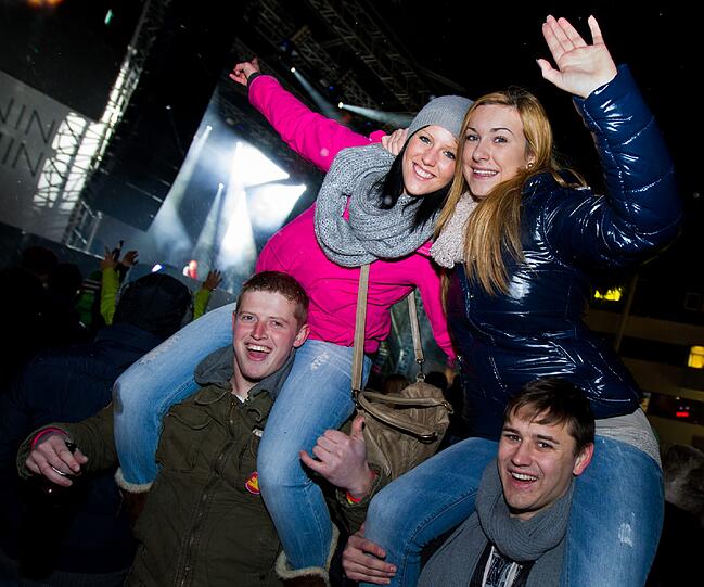 Snow Break Europe 2012 in Schladming: Die Bilder von der irren Party im Schnee
