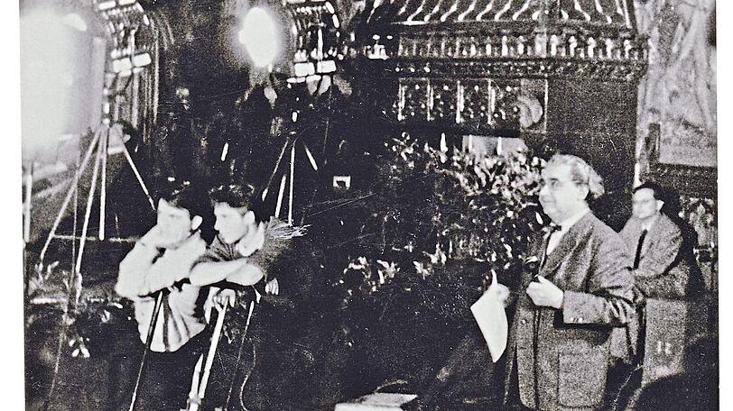 Da filmen sie, die Herren von Walt Disney.