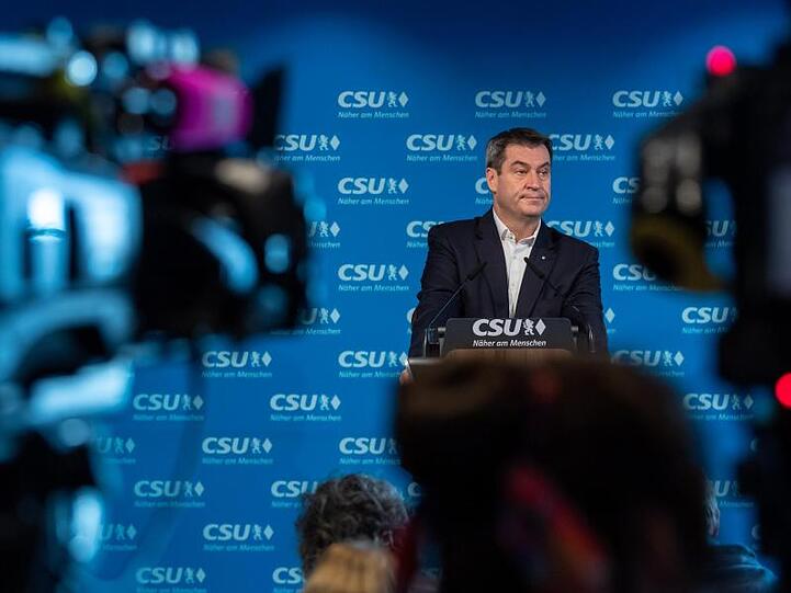 Hat seine Aussage, "Mein Platz ist in Bayern", wirklich bestand? CSU-Chef und bayrischer Ministerpräsident Markus Söder.