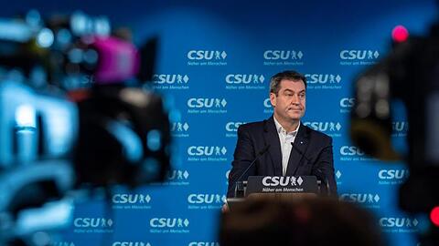 Hat seine Aussage, "Mein Platz ist in Bayern", wirklich bestand? CSU-Chef und bayrischer Ministerpräsident Markus Söder.