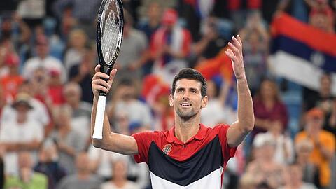 Steht mit Serbien im Finale beim ATP Cup: Novak Djokovic.