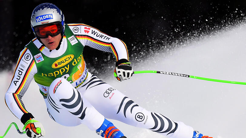 Thomas Dreßen beim Super-G-Skirennen in Lake Louise.