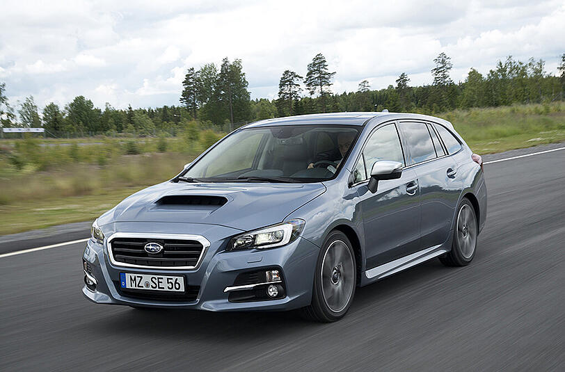 Auf Anhieb als waschechter Subaru zu erkennen: Der Legacy-Nachfolger Levorg.