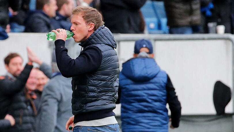 Im Wiederholungsfall muss Julian Nagelsmann mit einer Anklageerhebung vor dem DFB-Sportgericht rechnen.