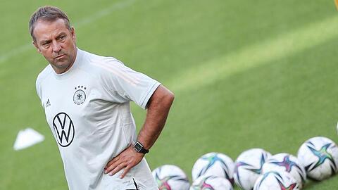 Hansi Flick hat als Bundestrainer noch eine makellose Bilanz.