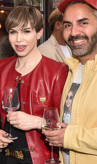 It-Boy Chris Hanisch (links) und Samir Abou-Suede