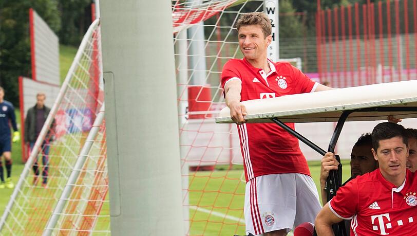 Spaßvogel auf und neben dem Platz: Thomas Müller Spaßvogel auf und neben dem Platz: Thomas Müller