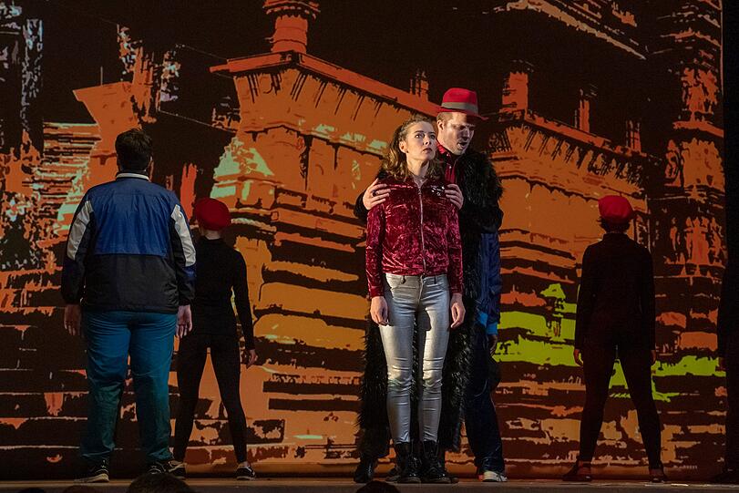 Die "Zauberflöte Reloaded", hier bei einem Gastspiel in Bayreuth.