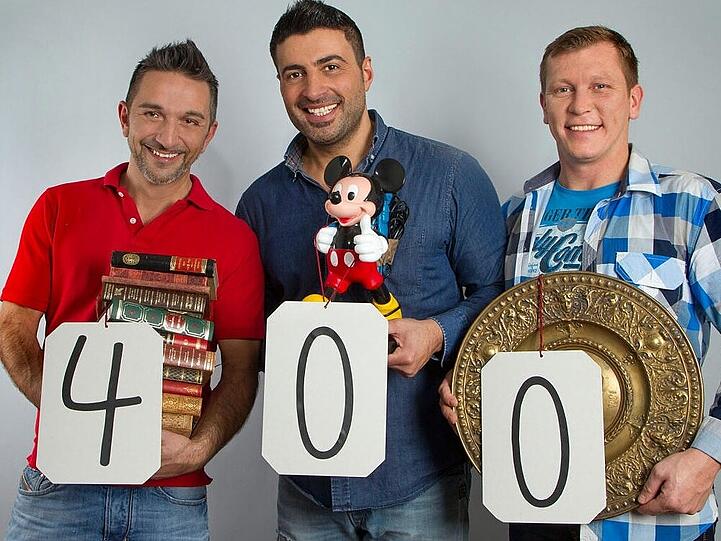 Der Trödeltrupp: Mauro Corradino, Sükrü Pehlivan, Otto Schulte (v.li.)