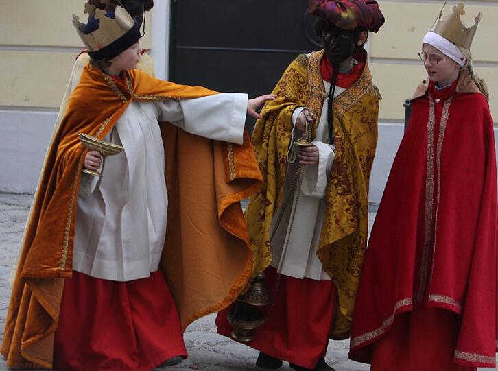 Die Sternsinger-Aktion 2014 startet in Haidhausen.
