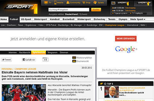 Sport1: "Die Bayern-Profis können auch in der Champions League die Ärmel hochkrempeln und kämpfen."