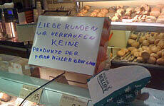 Müller-Brot: Bilder aus einer alten Filiale vom Februar 2012.