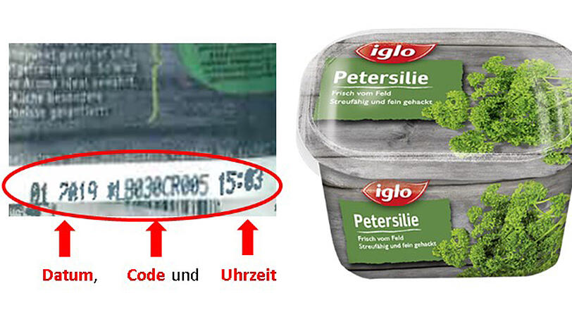 Iglo Deutschland ruft vorsorglich das Produkt "iglo Petersilie" zurück und warnt vor dem Verzehr der relevanten Charge.