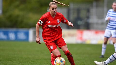 Die 20-jährige Nationalspielerin Giulia Gwinn ist seit dieser Saison beim FC Bayern.