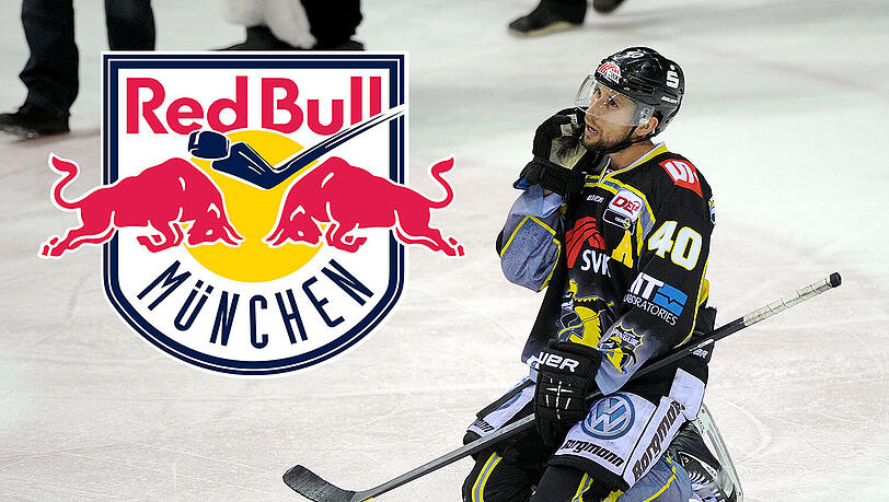 Francois Methot - hier noch in Krefeld - kniet auf der Eisfläche. Francois Methot - hier noch in Krefeld - kniet auf der Eisfläche.