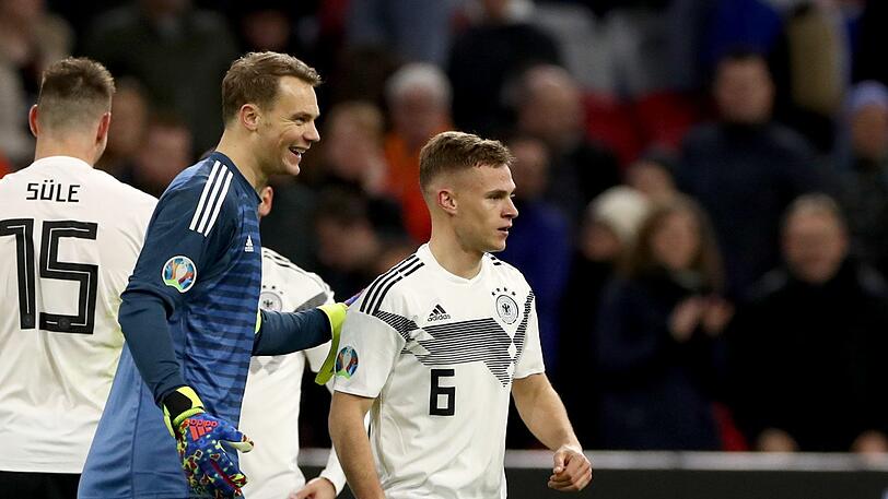 Für Manuel Neuer und Joshua Kimmich stehen nun noch zwei Länderspiele an.