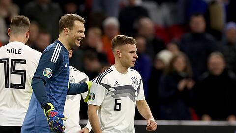 Für Manuel Neuer und Joshua Kimmich stehen nun noch zwei Länderspiele an.