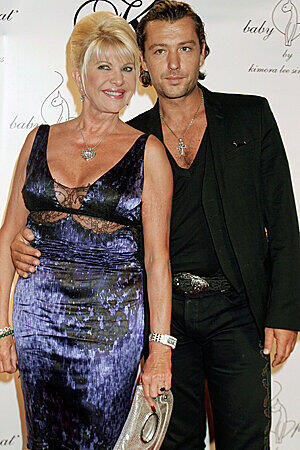 US-Multimillionärin Ivana Trump, hier mit ihrem 23-jährigen Lover, war 1994 zu Gast.