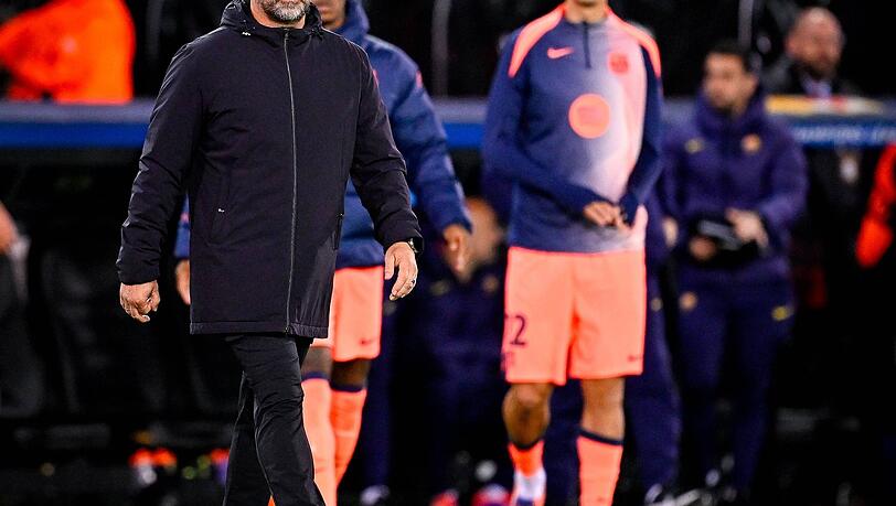 Beim FC Barcelona unter Druck: Trainer Hansi Flick. Beim FC Barcelona unter Druck: Trainer Hansi Flick.