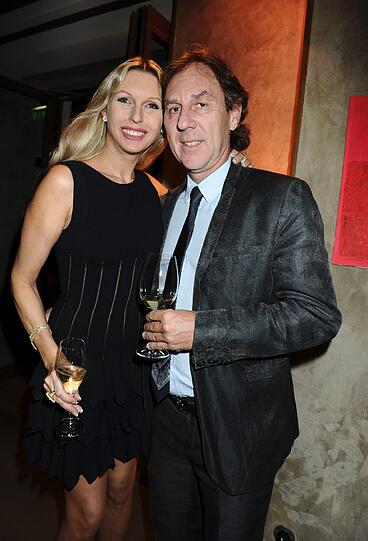 Sabine und Ralph Piller beim mediterranen Abend der Schweizer Naturkosmetikmarke OLIVEDA im Bayerischen Hof.