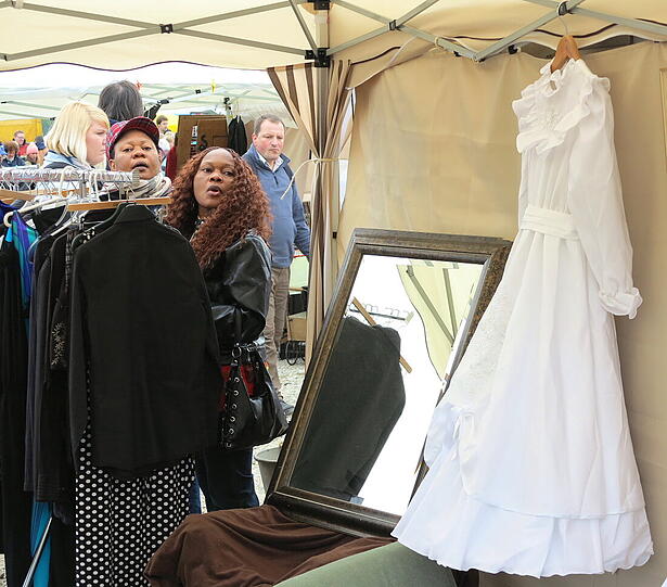 So war der Flohmarkt auf der Theresienwiese.