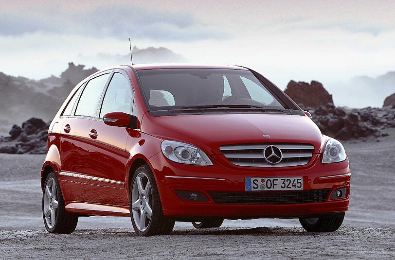 Platz 1 bei den älteren Fahrern: Mercedes B-Klasse.