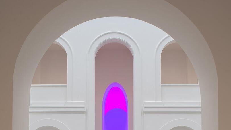 James Turrells "Chapel for Luke". James Turrells "Chapel for Luke".
